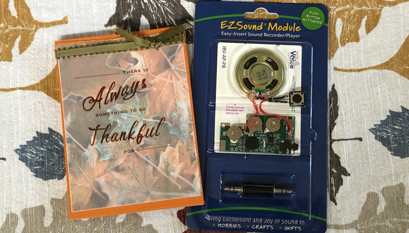 How to Create Recordable Cards as Thanksgiving Gifts