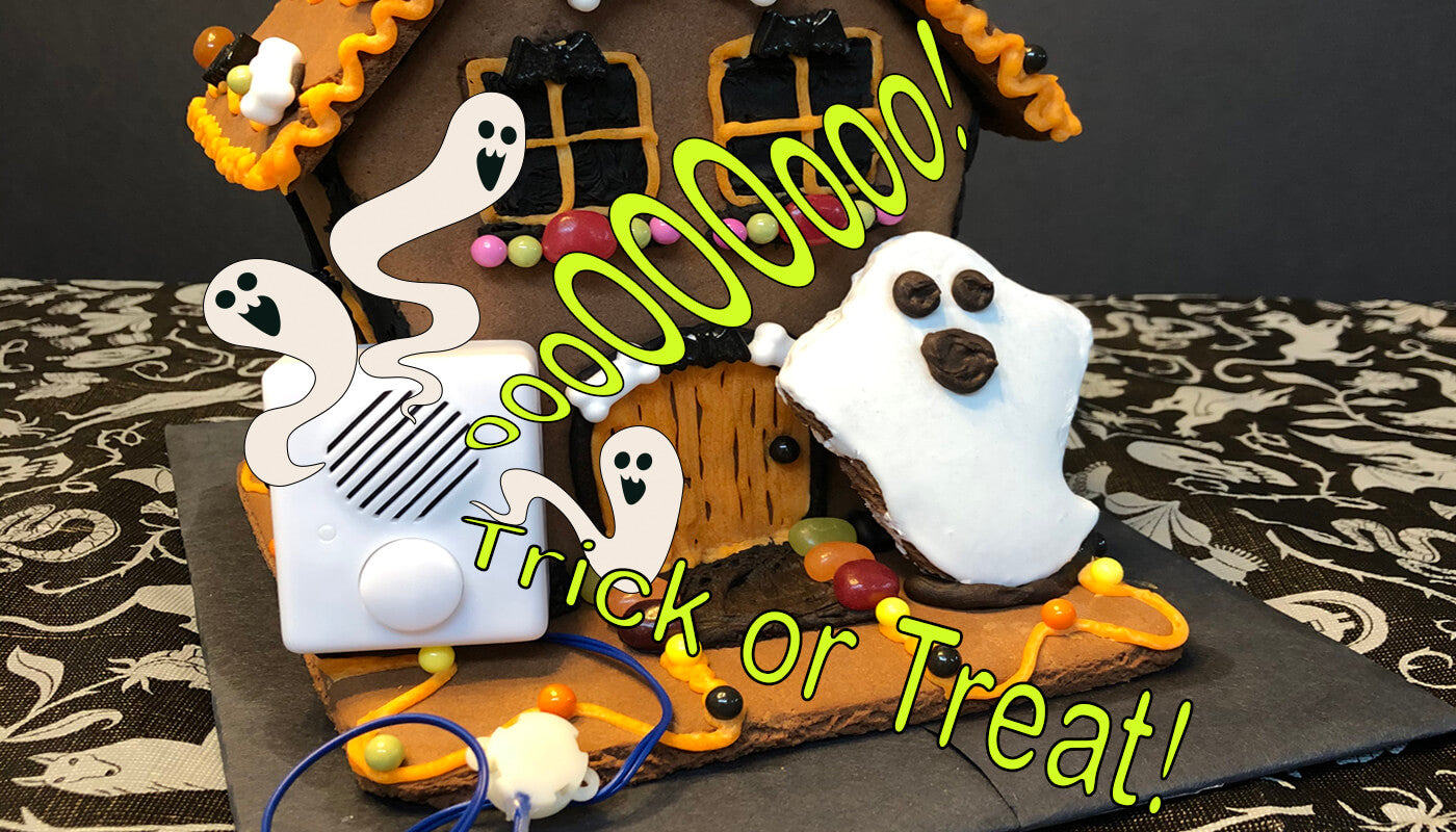 How to Use Halloween Gingerbread House Kit with Scary Noises
