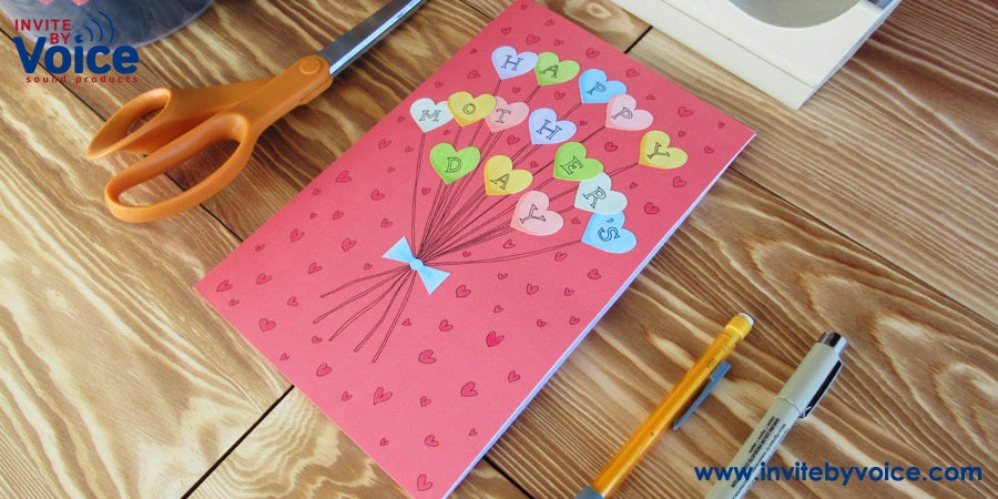 customized singing mothers day card