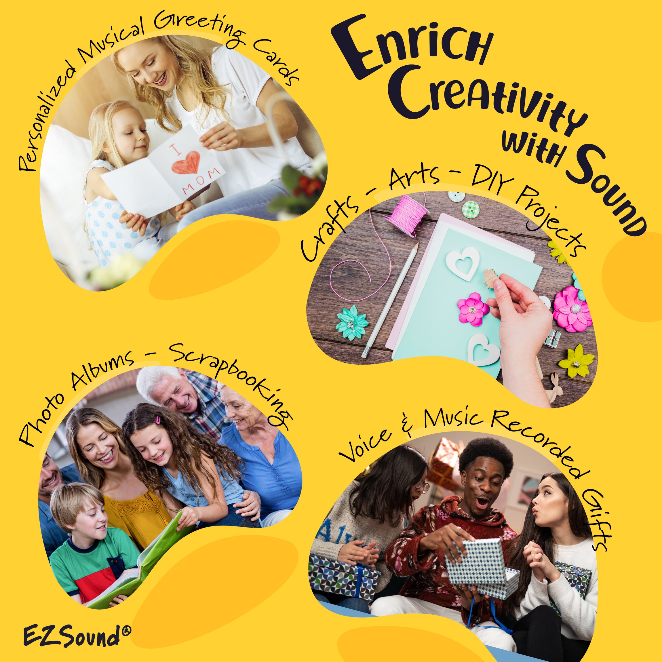 Greeting card sound module - diy greeting card chip - music chip