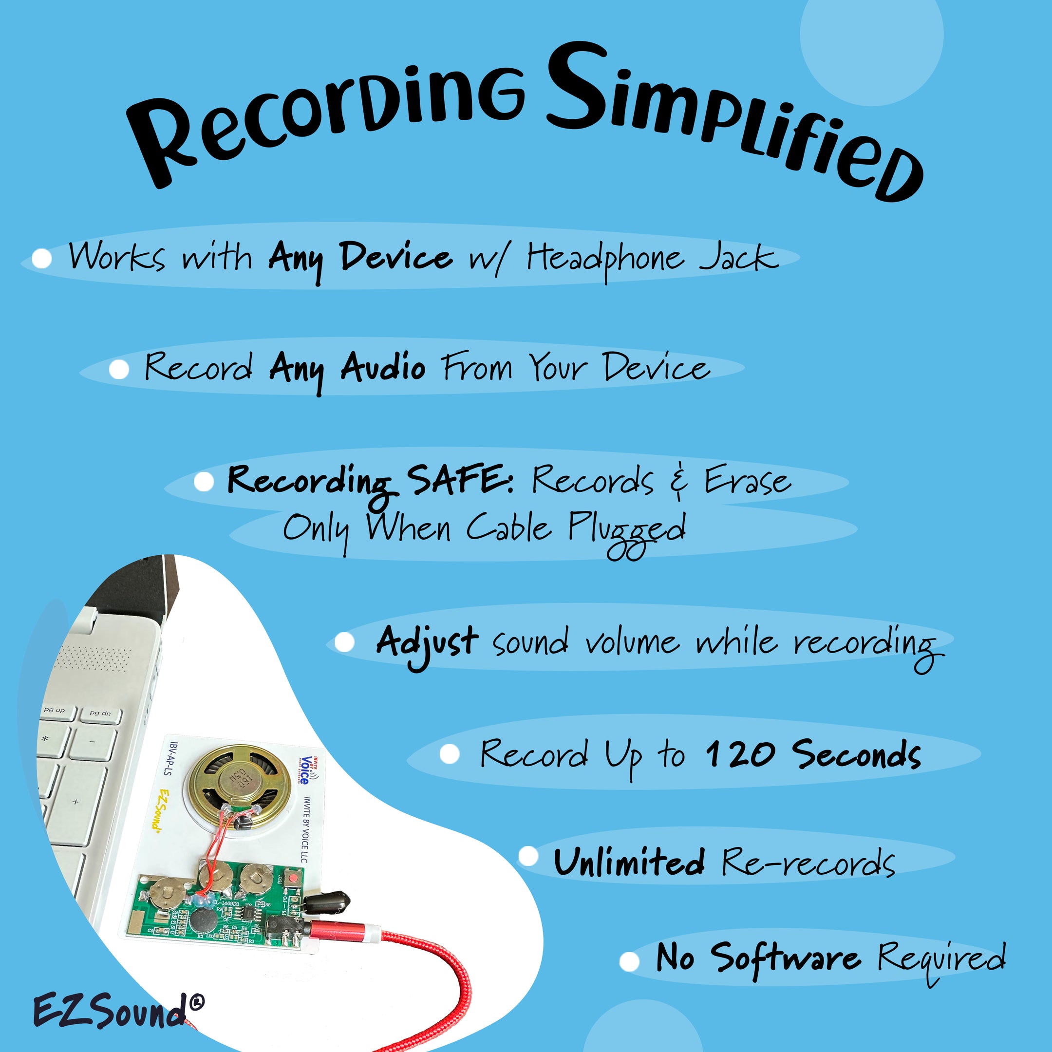 Audio Chip Create Recorded Custom Music Box Light Sensor Activated
