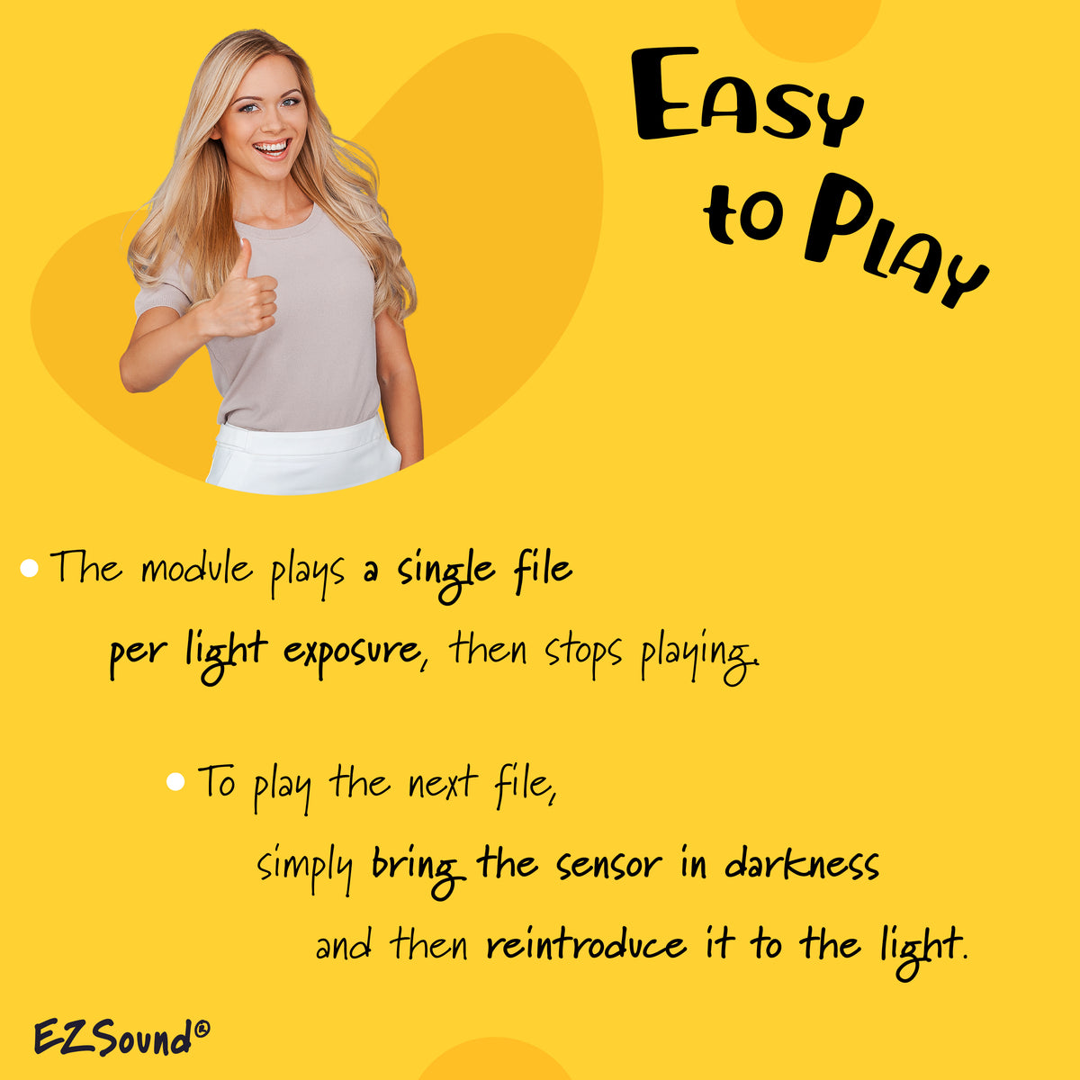 Recordable Sound Chips | Plays Multiple Files | Light Sensor Activated ...